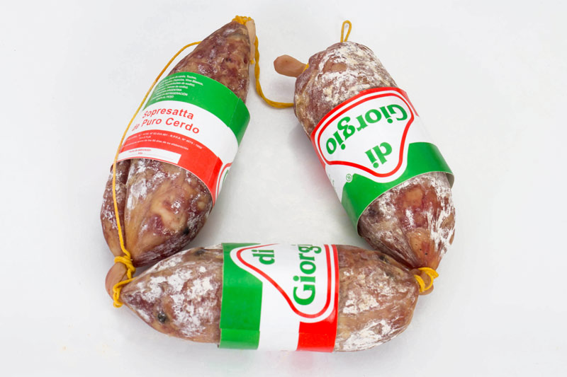 Sorpressatas. Fiambres y embutidos Frigorifico Di Giorgio